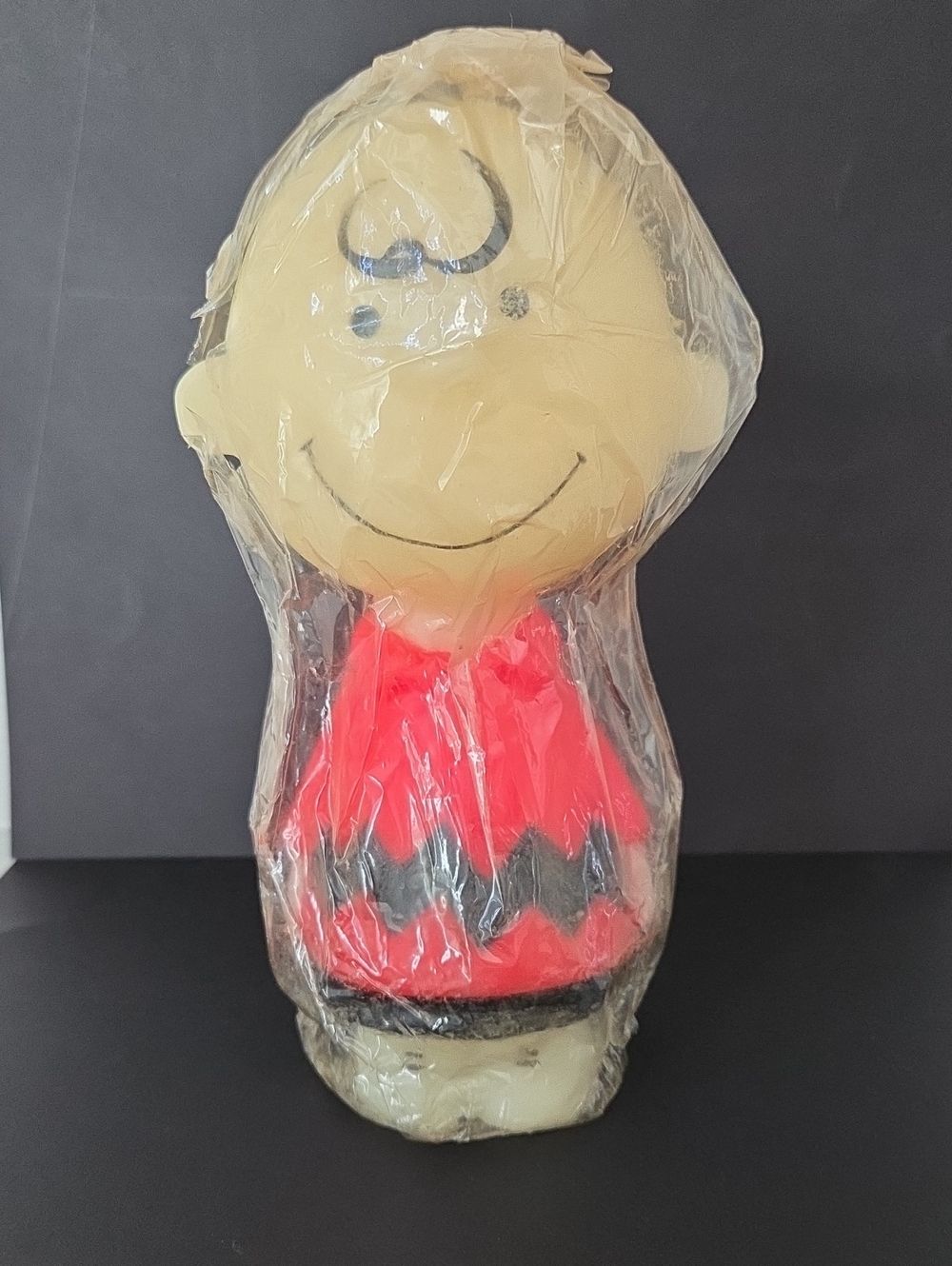 Vintage Hallmark Peanuts Charlie Brown Figural Candle 1970s